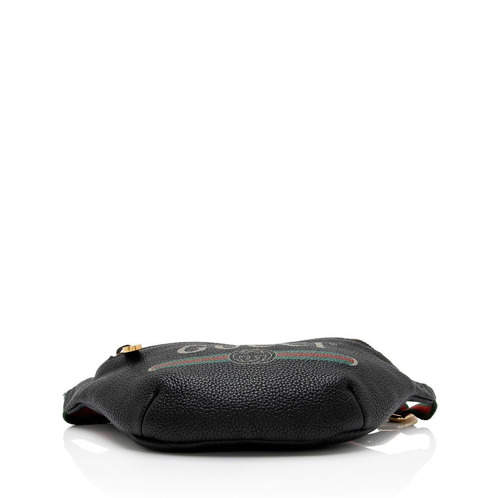 Gucci Leather Logo Belt Bag (SHF-NyrC5V)