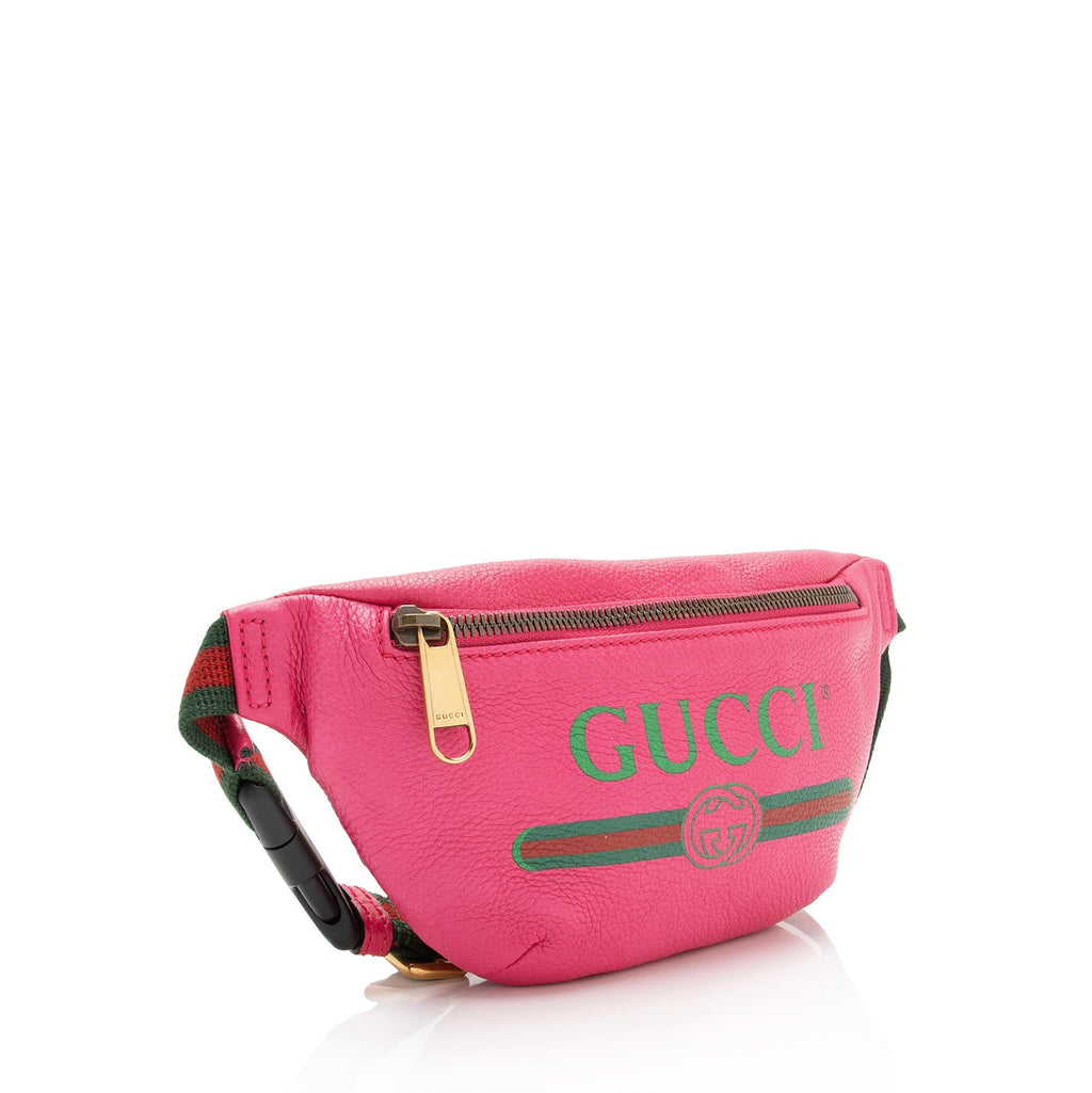 Gucci Leather Logo Belt Bag (SHF-tb0kKj)