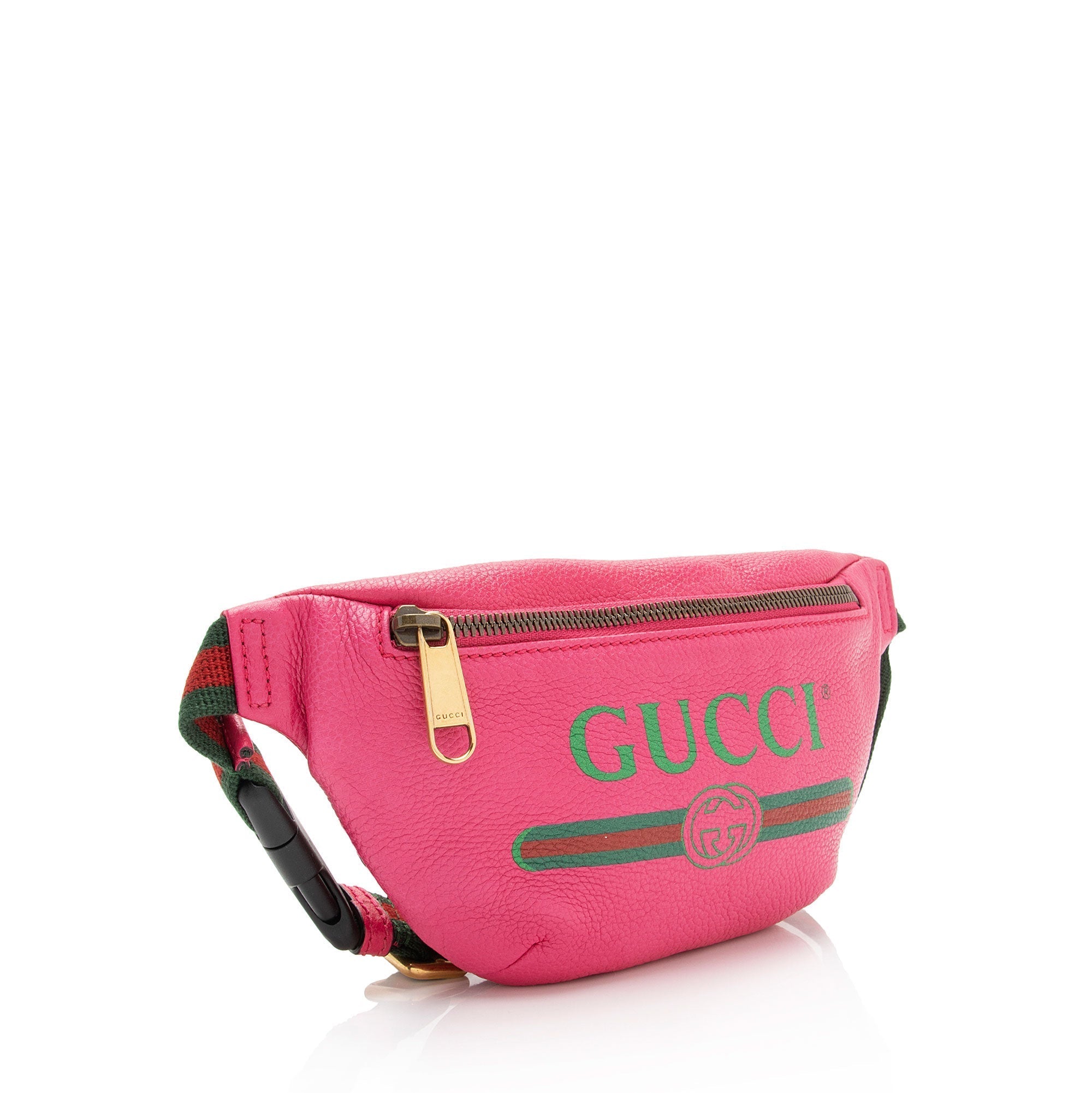 Gucci Leather Logo Belt Bag (SHF-tb0kKj)