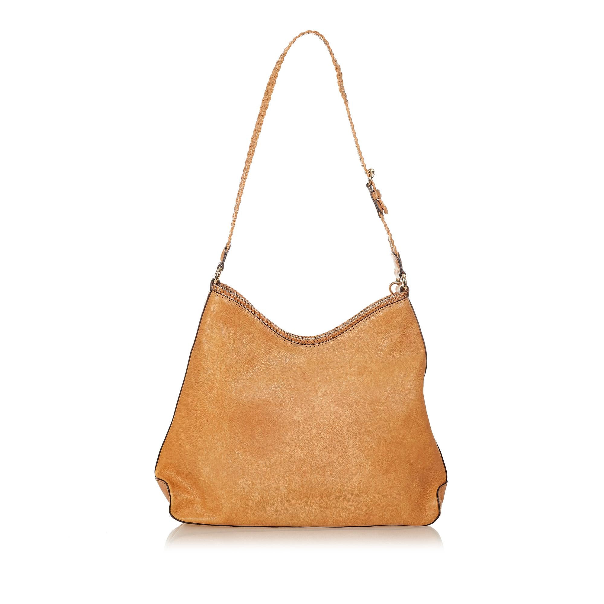 Gucci Marrakech Leather Shoulder Bag (SHG-22946)