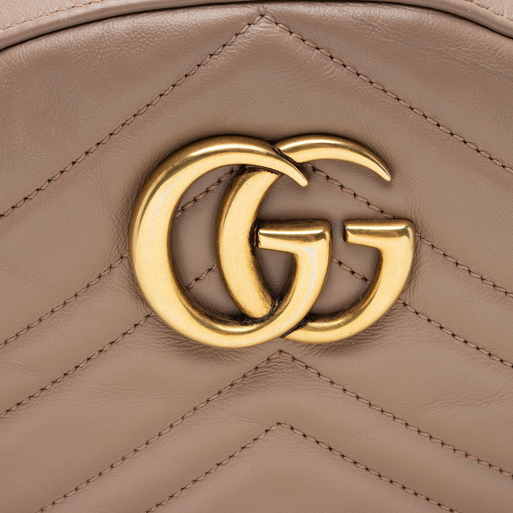 Gucci Matelasse Leather GG Marmont Backpack