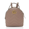 Gucci Matelasse Leather GG Marmont Backpack