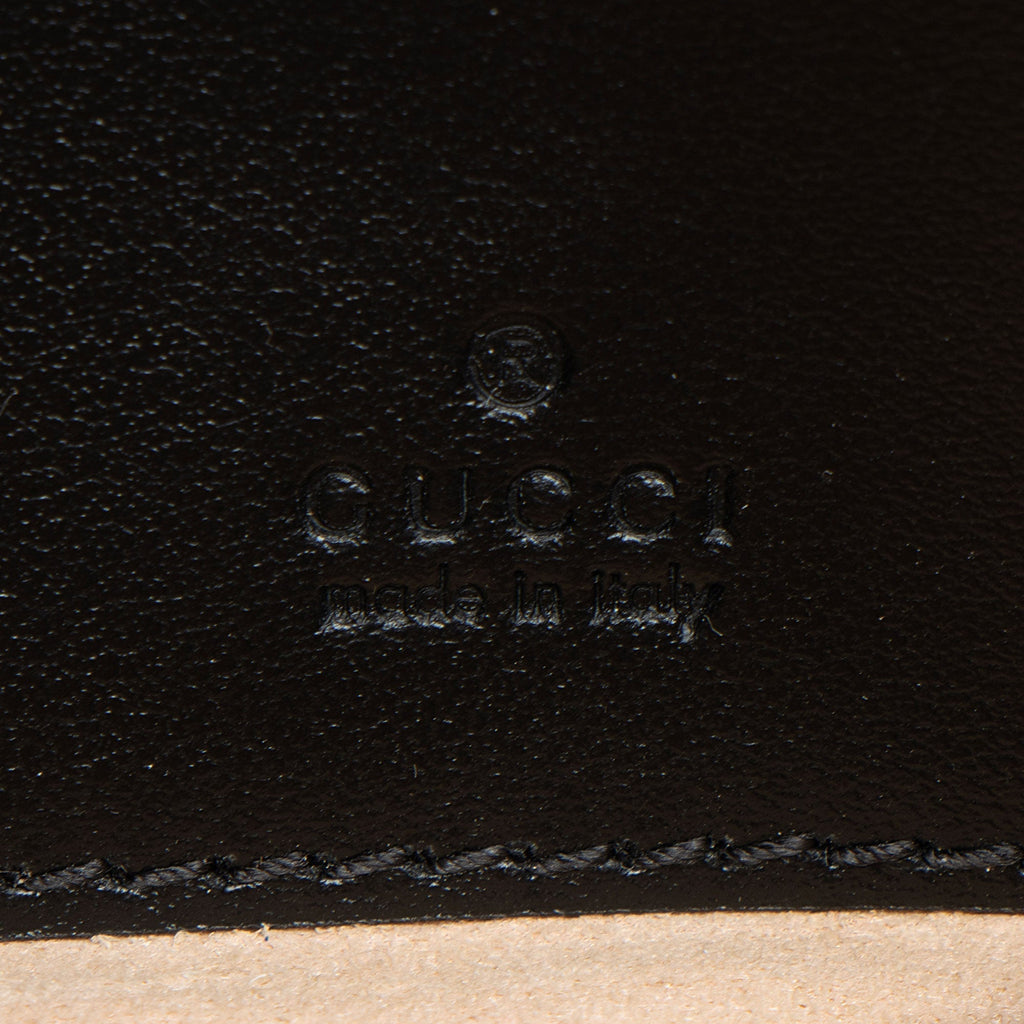 Gucci Matelasse Leather GG Marmont Monochrome Square Chain Belt Bag
