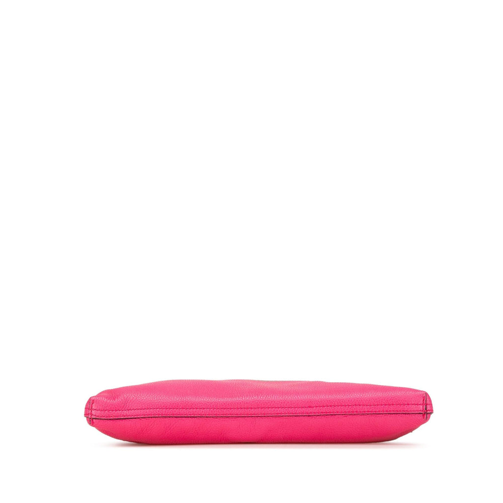 Gucci Medium Leather Logo Portfolio Clutch