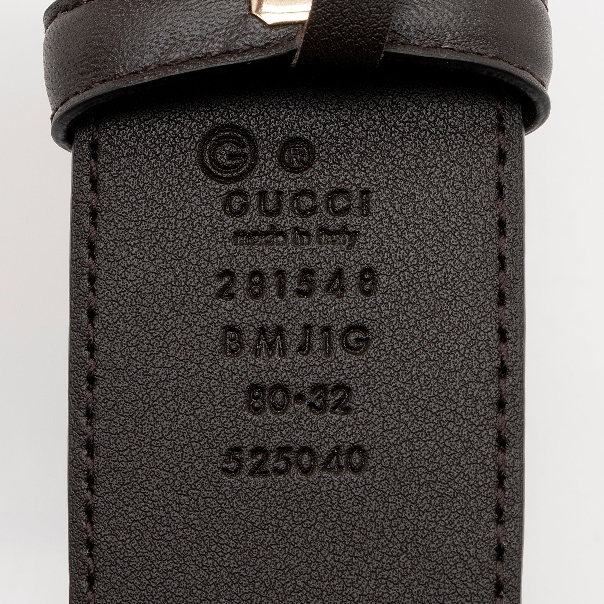 Gucci Microguccissima Leather Belt - Size 32 / 80 (SHF-4ZJO61)
