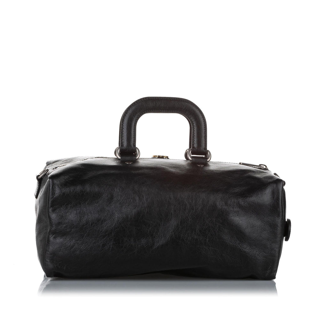Gucci Morpheus Leather Satchel (SHG-32333)