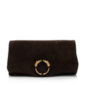 Gucci Nubuck Leather Ribot Clutch (SHF-ge9pTT)