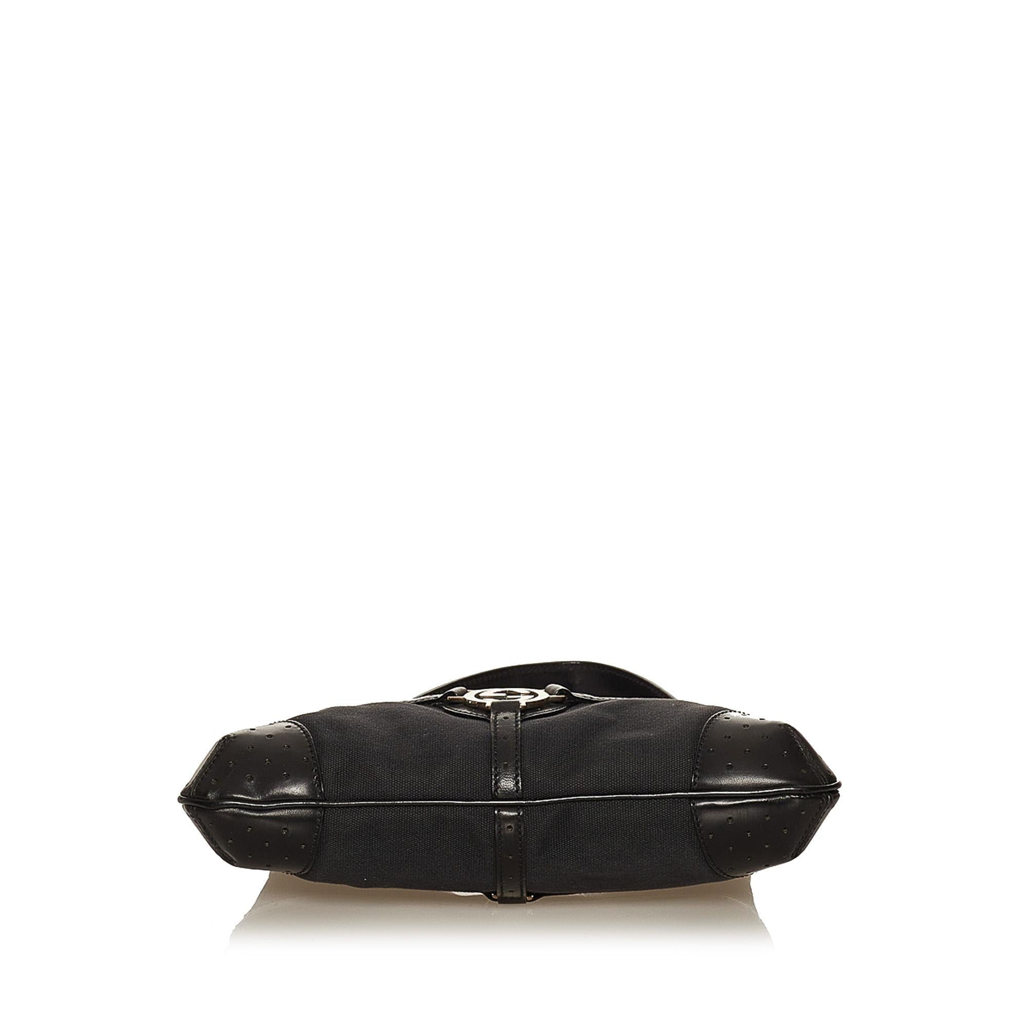 Gucci Reins Canvas Shoulder Bag (SHG-29470)