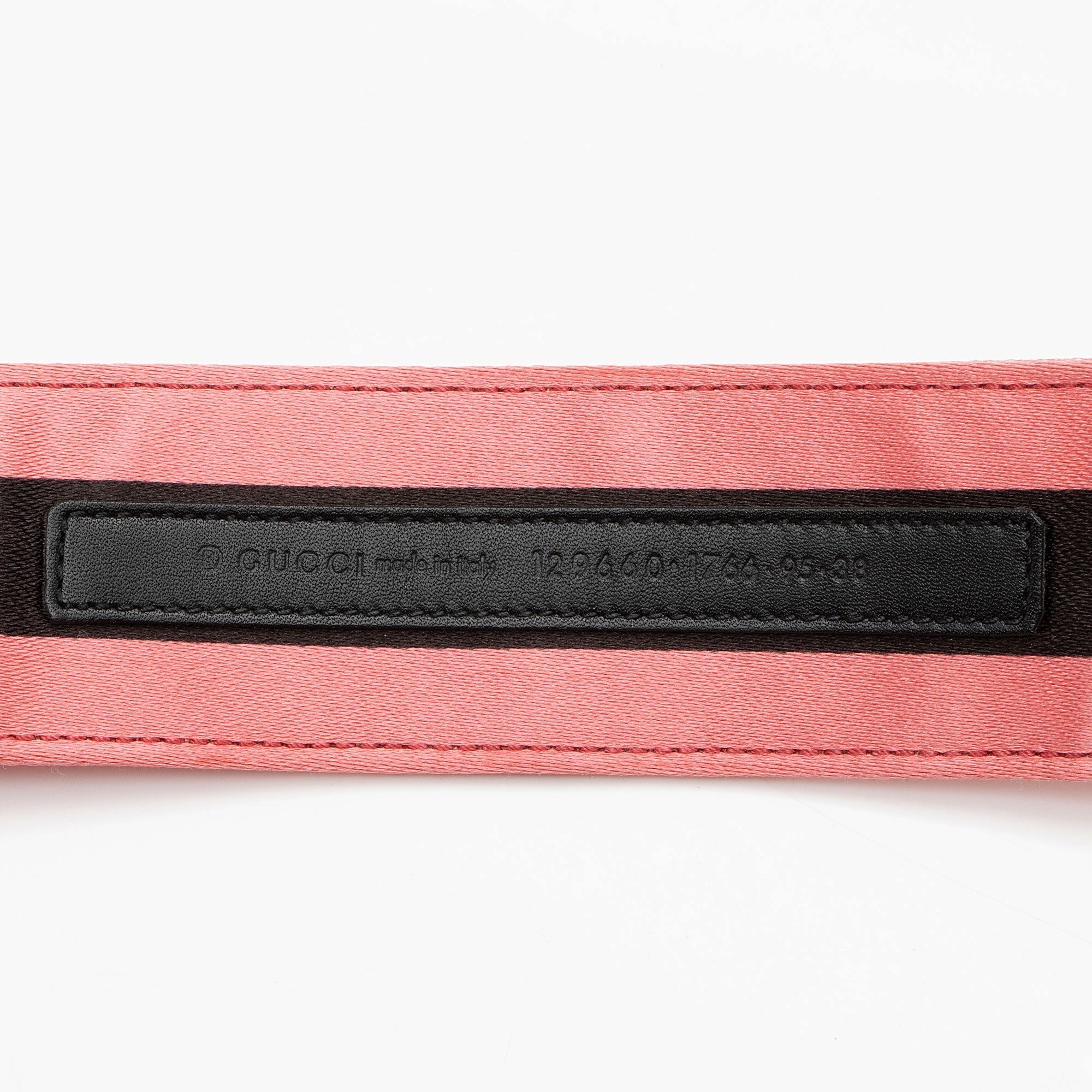Gucci Satin Web Belt - Size 38 / 95