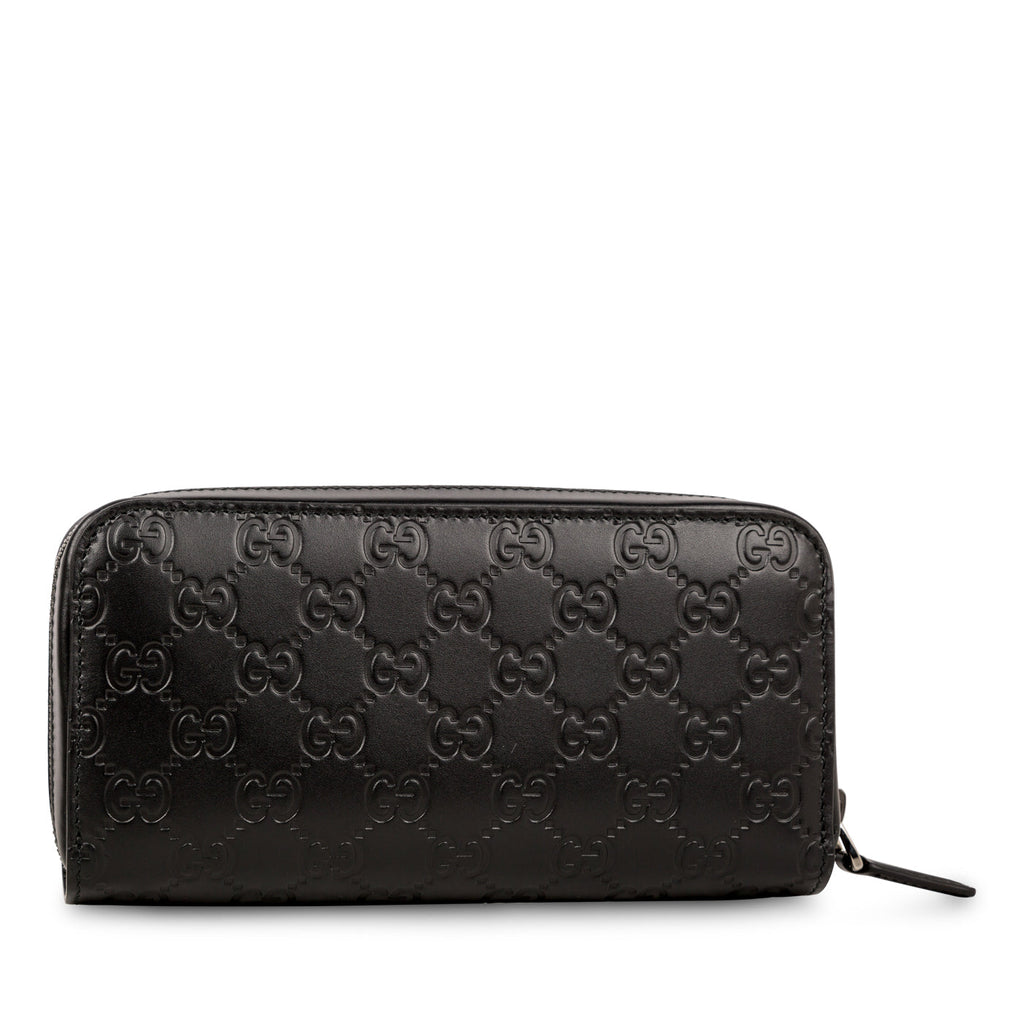 Gucci Signature GG Zip around large wallet