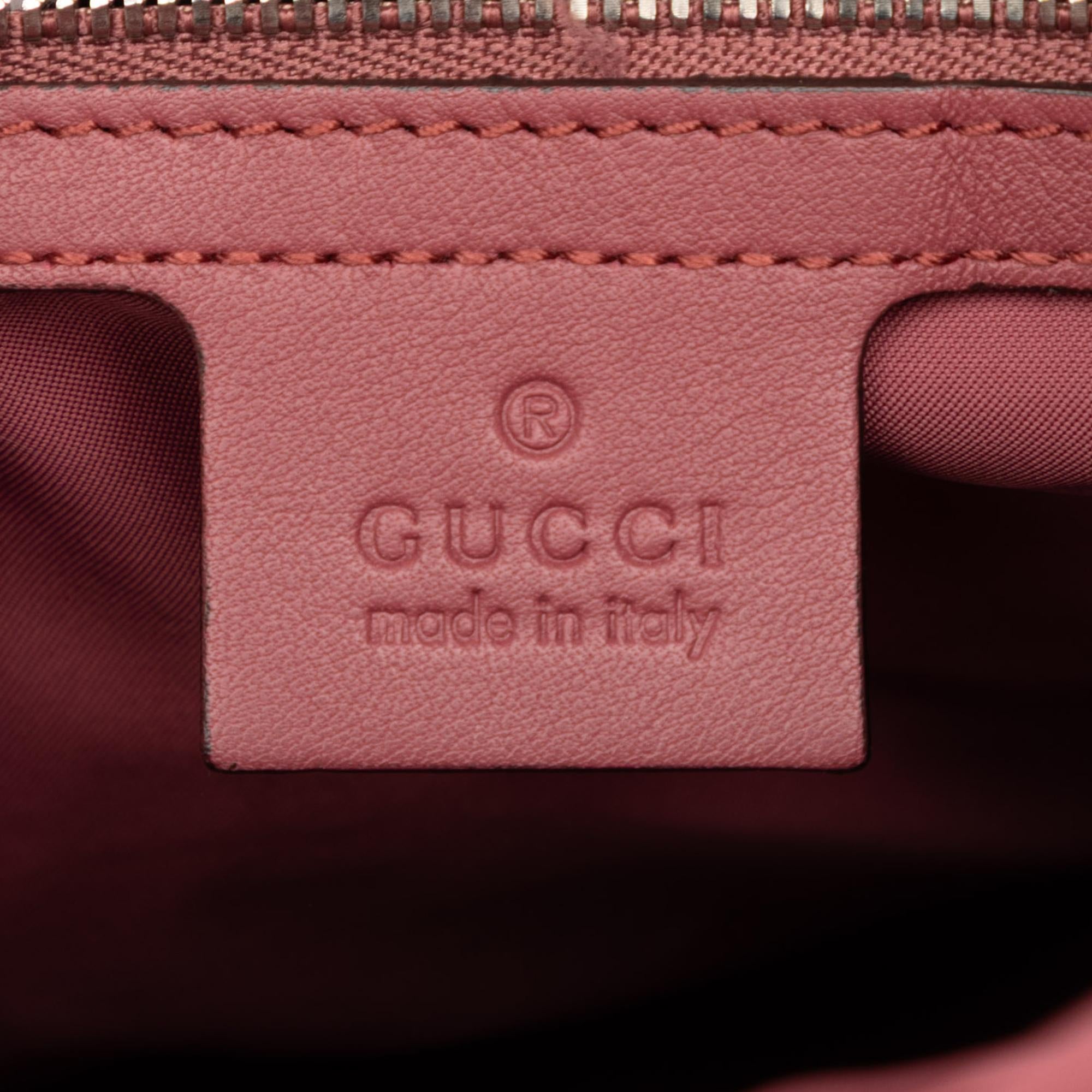 Gucci Small GG Supreme Blooms Single Buckle Backpack