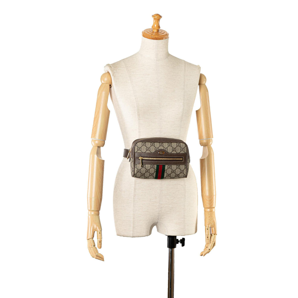 Gucci Small GG Supreme Ophidia Belt Bag (SHG-xNrXWM)