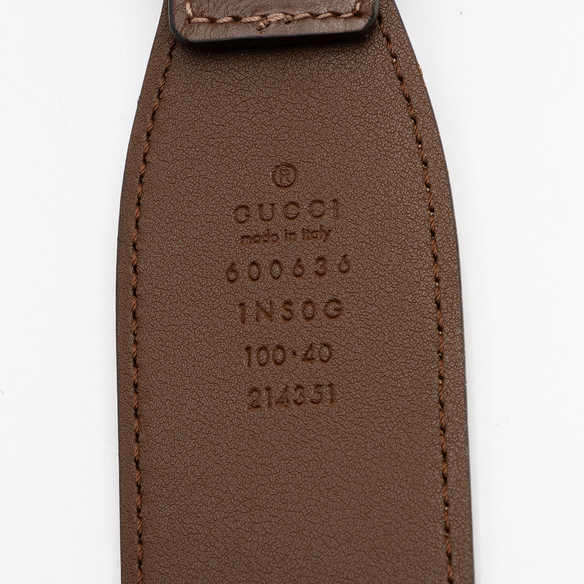 Gucci Smooth Leather Horsebit Belt - Size 38 / 97 (SHF-30Sj3A)