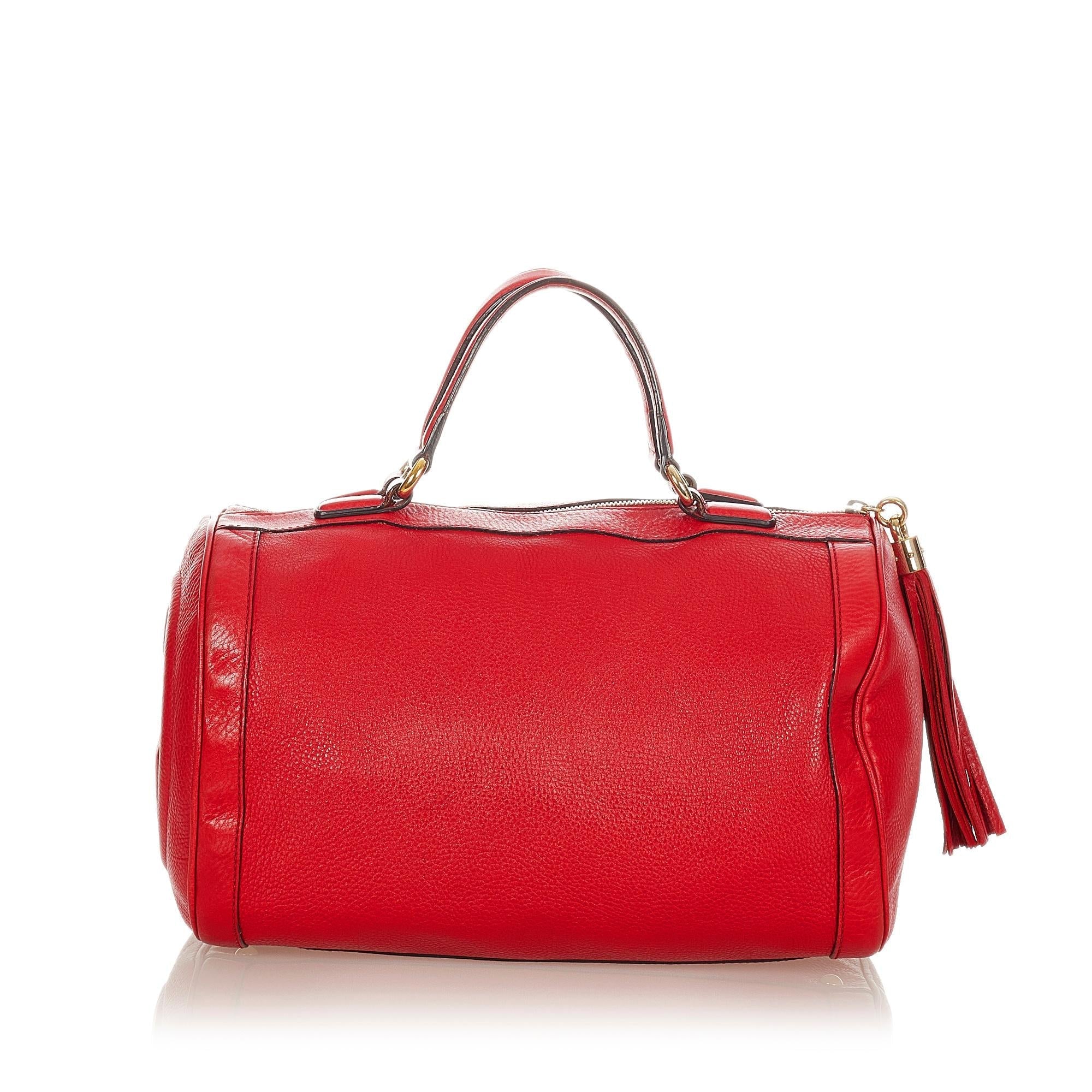 Gucci Soho Leather Boston Bag (SHG-37365)