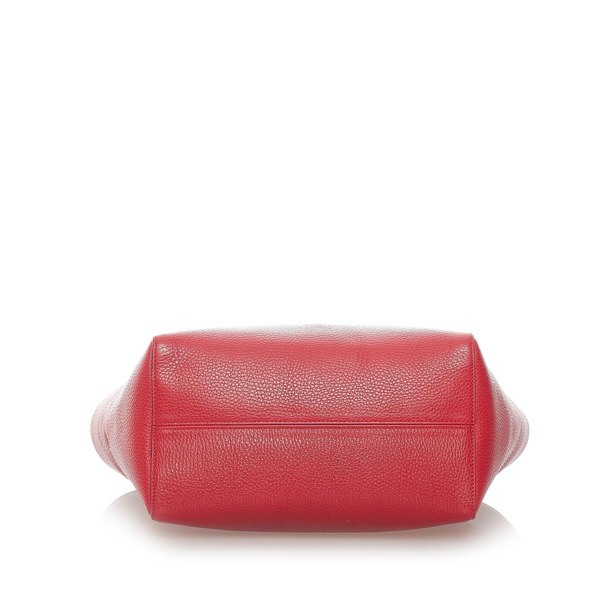 Gucci Swing Leather Tote Bag (SHG-32833)