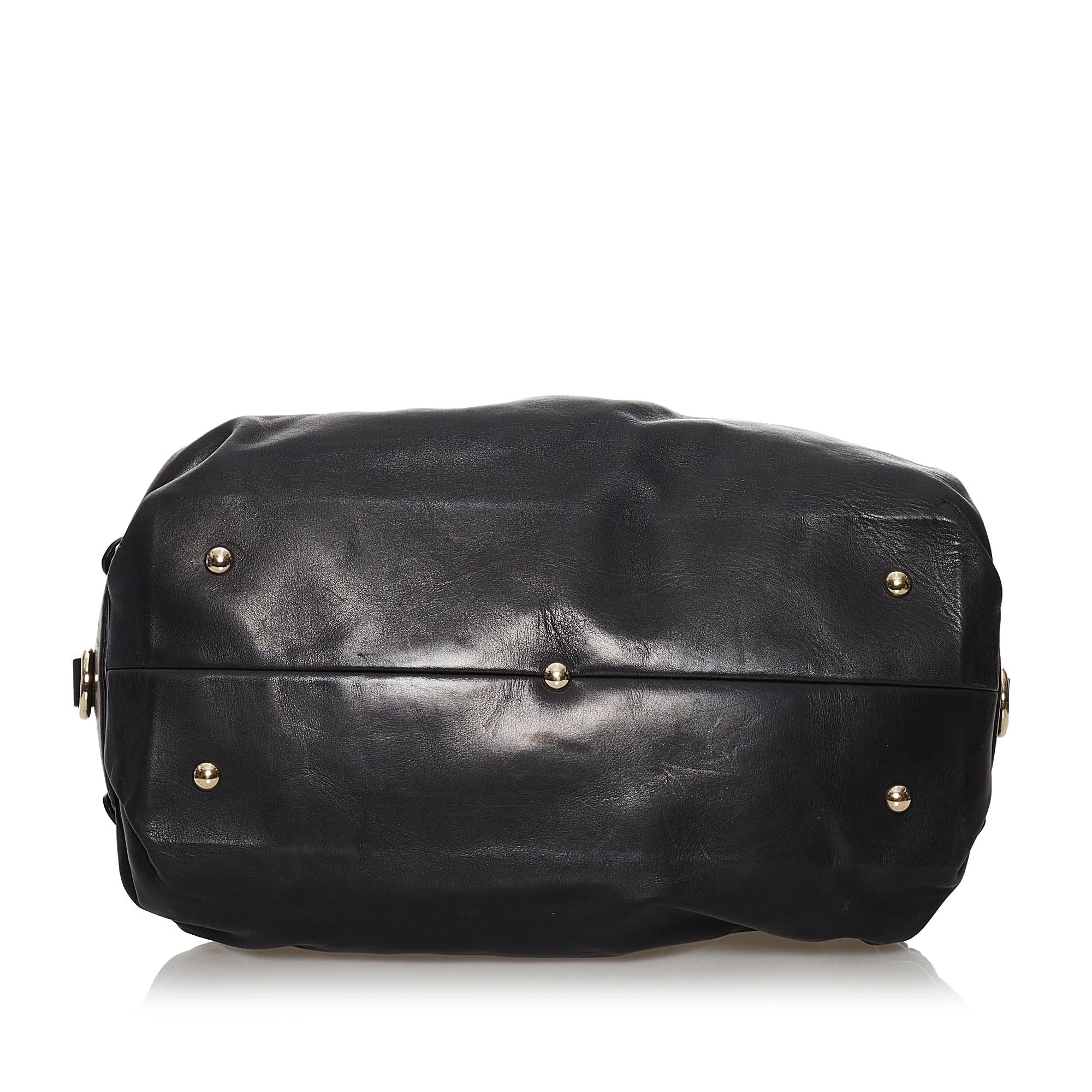 Gucci Vintage Leather Satchel (SHG-30654)