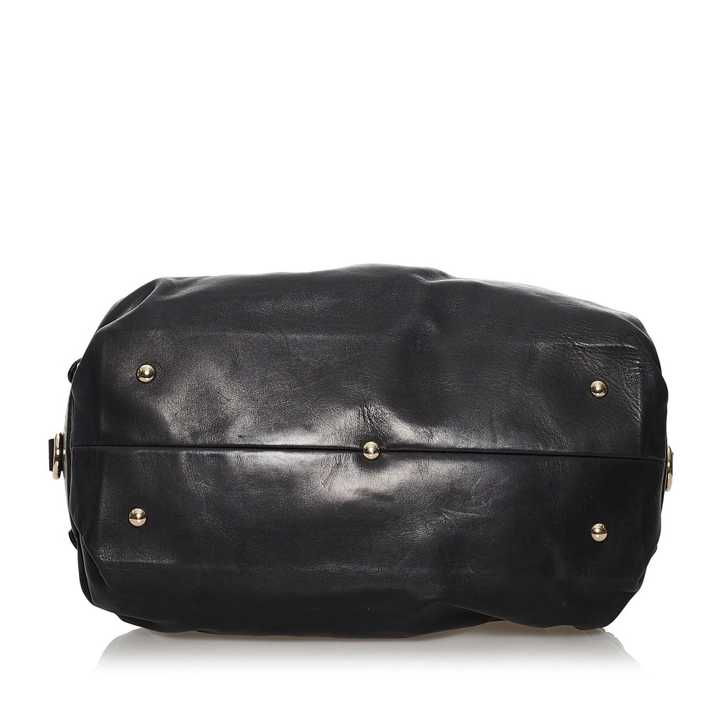 Gucci Vintage Leather Satchel (SHG-37216)