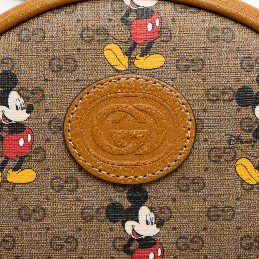 Gucci x Disney Micro GG Canvas Mickey Mouse Round Backpack