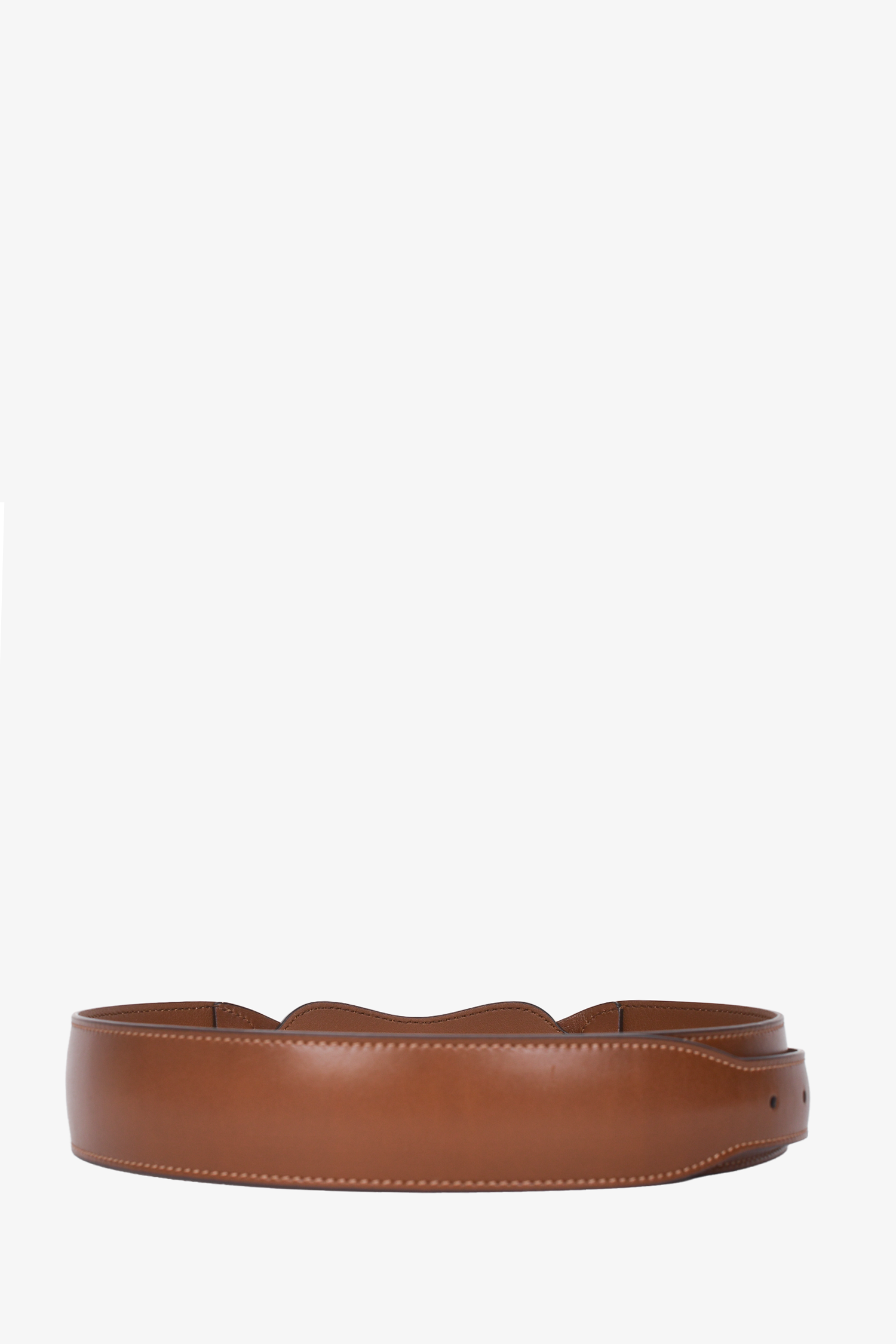 Gucci Brown Leather Horsebit Belt Size 90