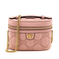 Gucci Light Pink GG Matelasse Calfskin Mini Top Handle Bag