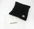 Chanel Coco Mark Cotton Cashmere Black Pillow Cushion