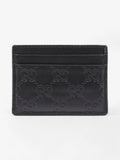 Gucci Guccissima  Holder Black Empreinte Leather