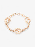Gucci Interlocking G Ring Gold Gold Plated 16 (Circumference - 56mm)