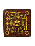 HERMÈS FERRONNERIE SILK SCARF