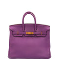 Hermès Birkin 25 Anemone Togo with Gold Hardware