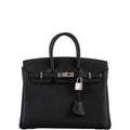 Hermès Birkin 25 Black Togo Palladium Hardware