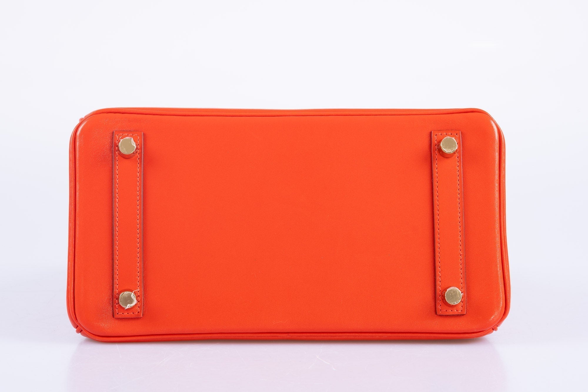 Hermès Birkin 25 Capucine Tadelakt leather Gold Hardware