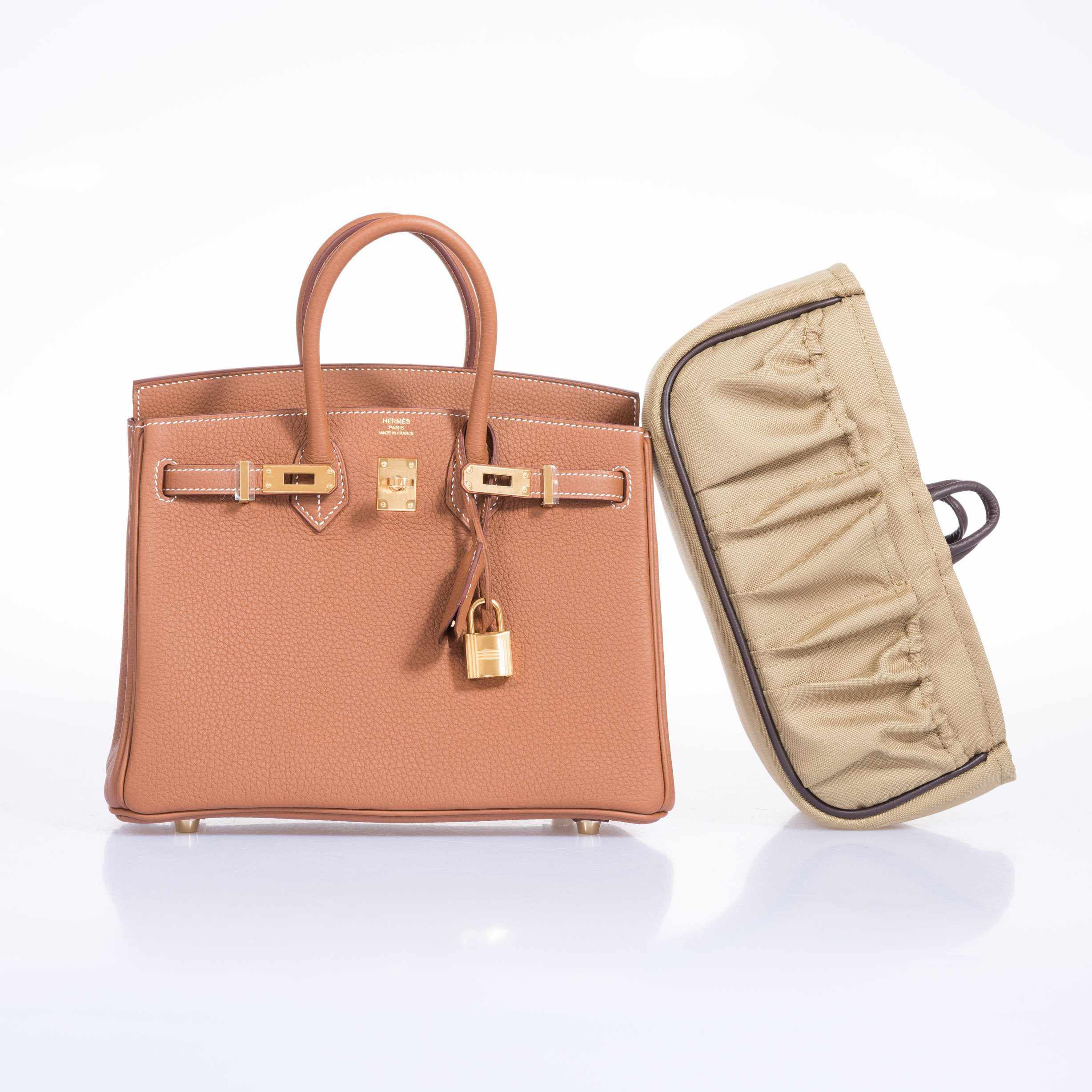 Hermès Birkin 25 Gold Togo Gold Hardware