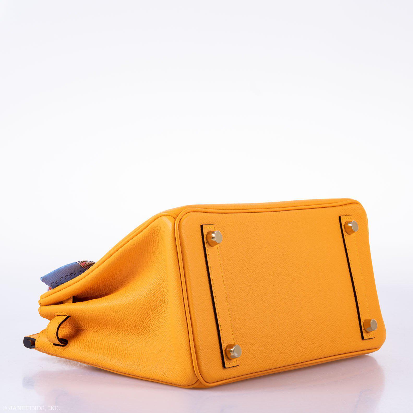 Hermès Birkin 25 HSS Jaune d'Or Epsom Gold Hardware