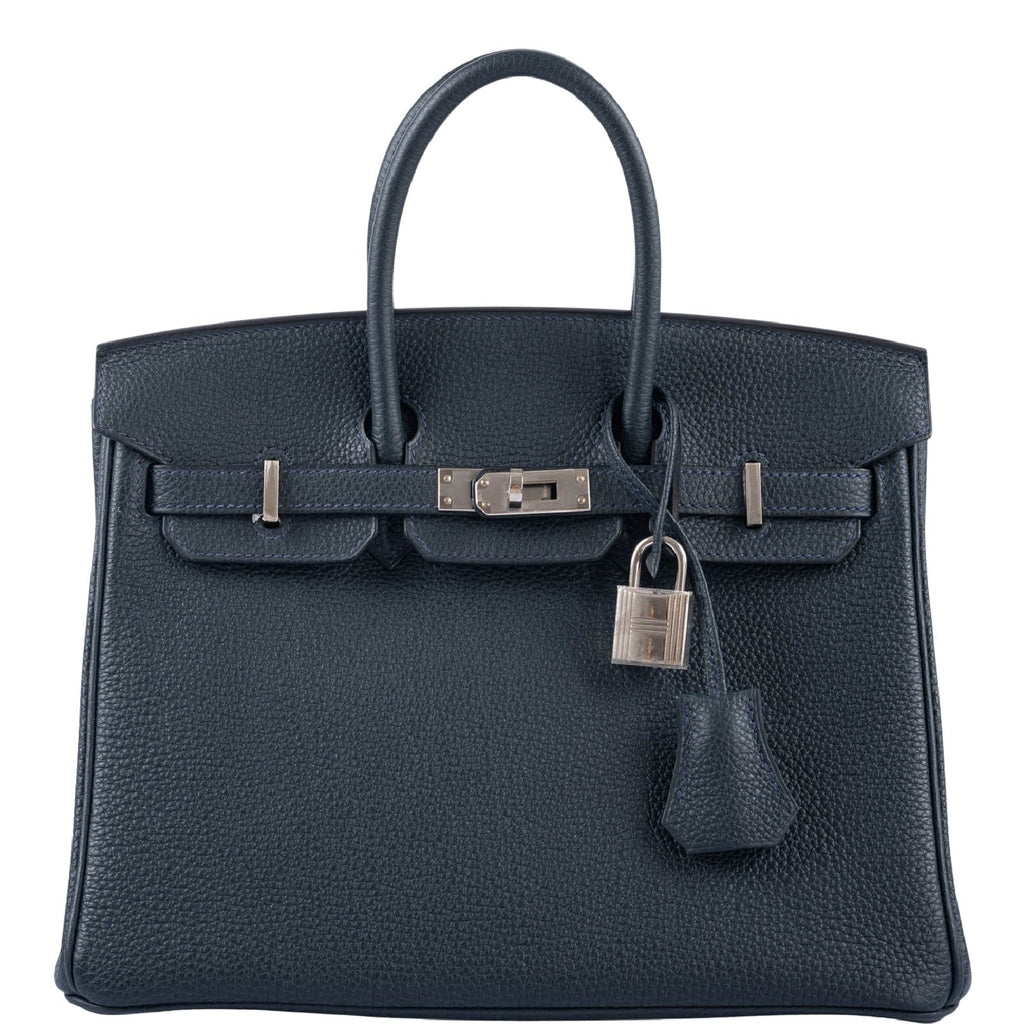 Hermès Birkin 25 Vert Rousseau Togo Palladium Hardware