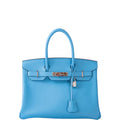 Hermès Birkin 30 Bleu du Nord Epsom Palladium Hardware
