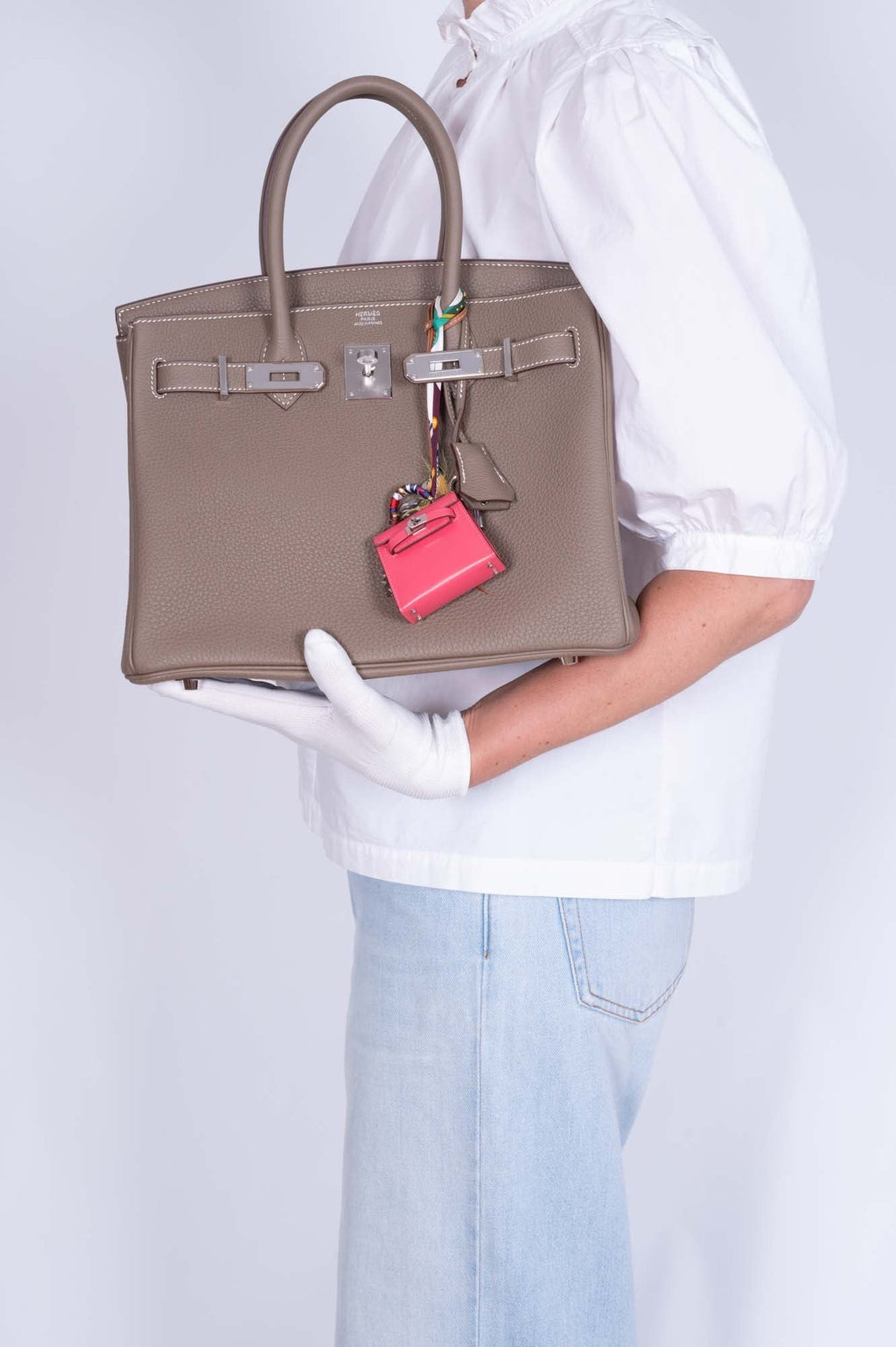 Hermès Birkin 30 Etoupe Togo Palladium Hardware
