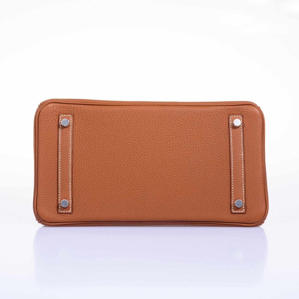 Hermès Birkin 30 Gold Epsom Palladium Hardware