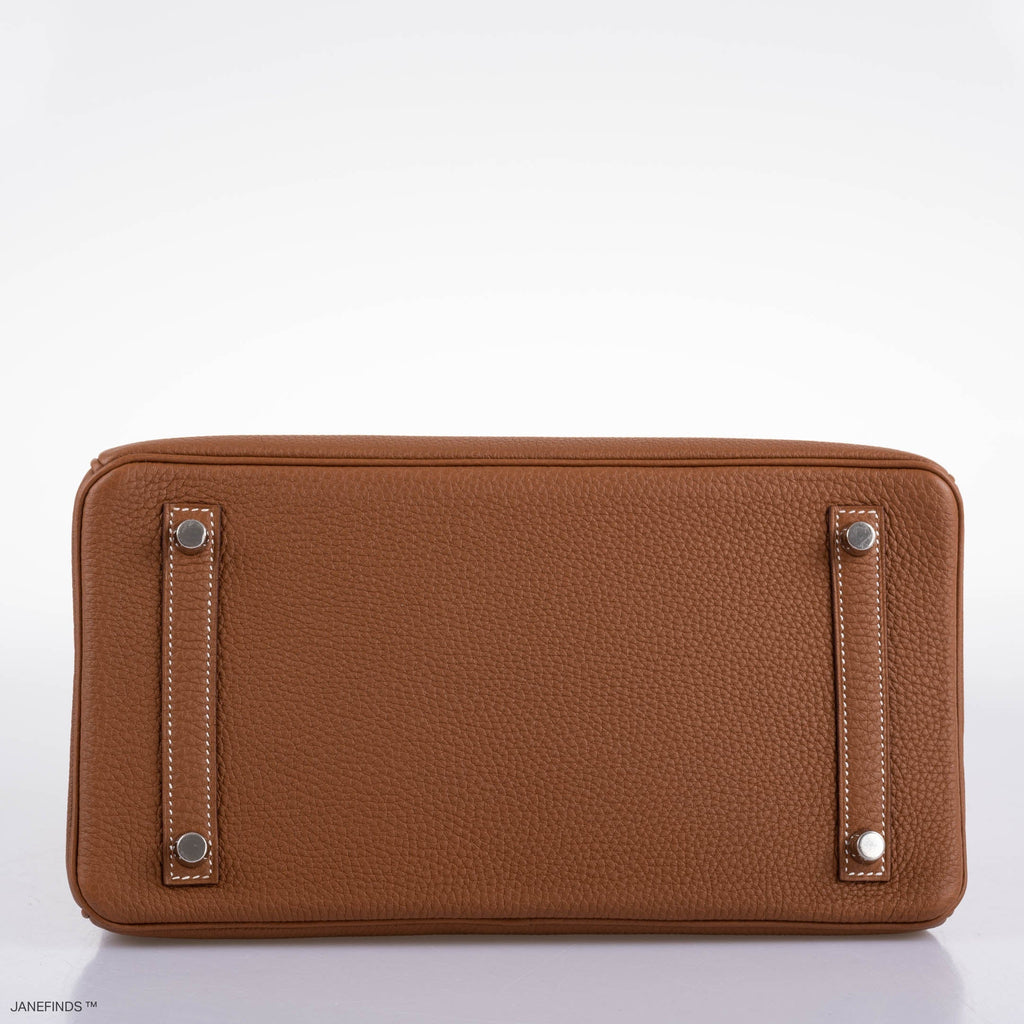 Hermès Birkin 30 Gold Togo with Palladium Hardware - 2020, Y