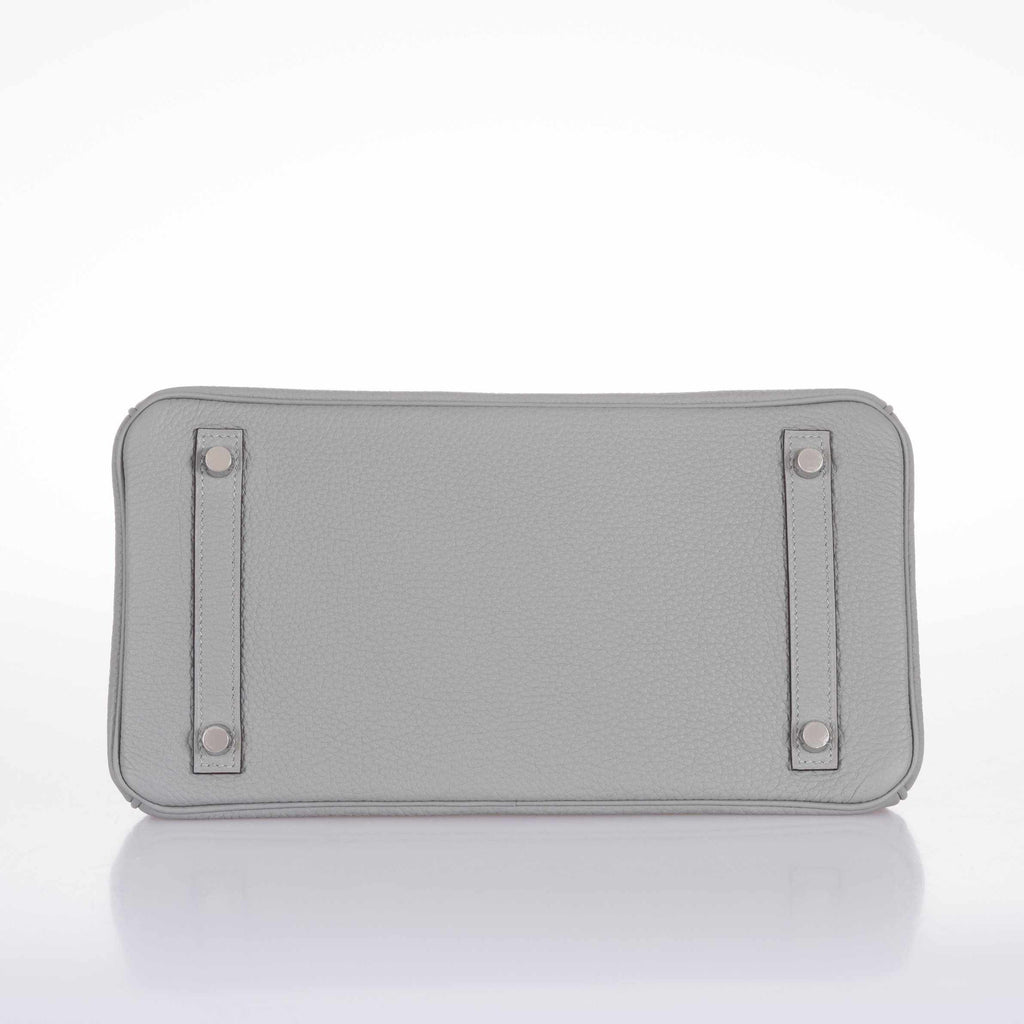 Hermès Birkin 30 Gris Mouette Gray Togo Palladium Hardware