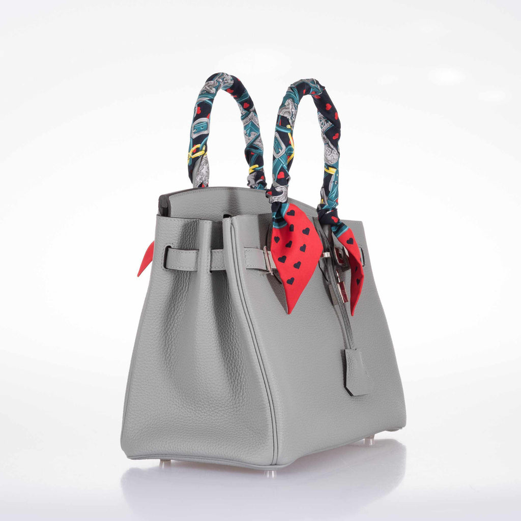 Hermès Birkin 30 Gris Mouette Gray Togo Palladium Hardware