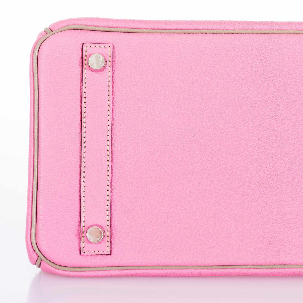 Hermès Birkin 30 HSS Bubblegum Pink And Gris Tourterelle Chevre Palladium Hardware