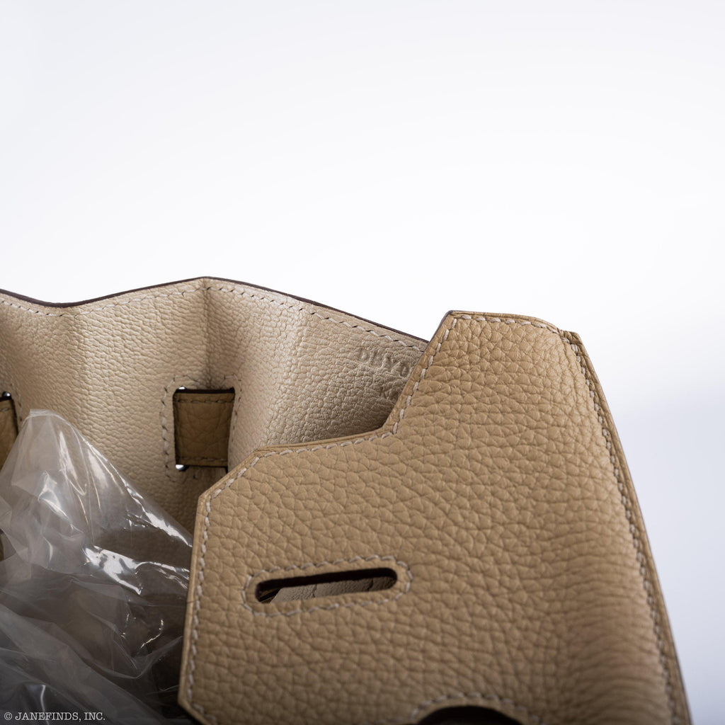 Hermès Birkin 30 HSS Trench & Craie Piping Togo Brushed Gold Hardware - 2016, X