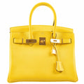 Hermès Birkin 30 Jaune de Naples Taurillon Novillo Gold Hardware