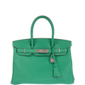 Hermès Birkin 30 Menthe Clemence with Palladium Hardware