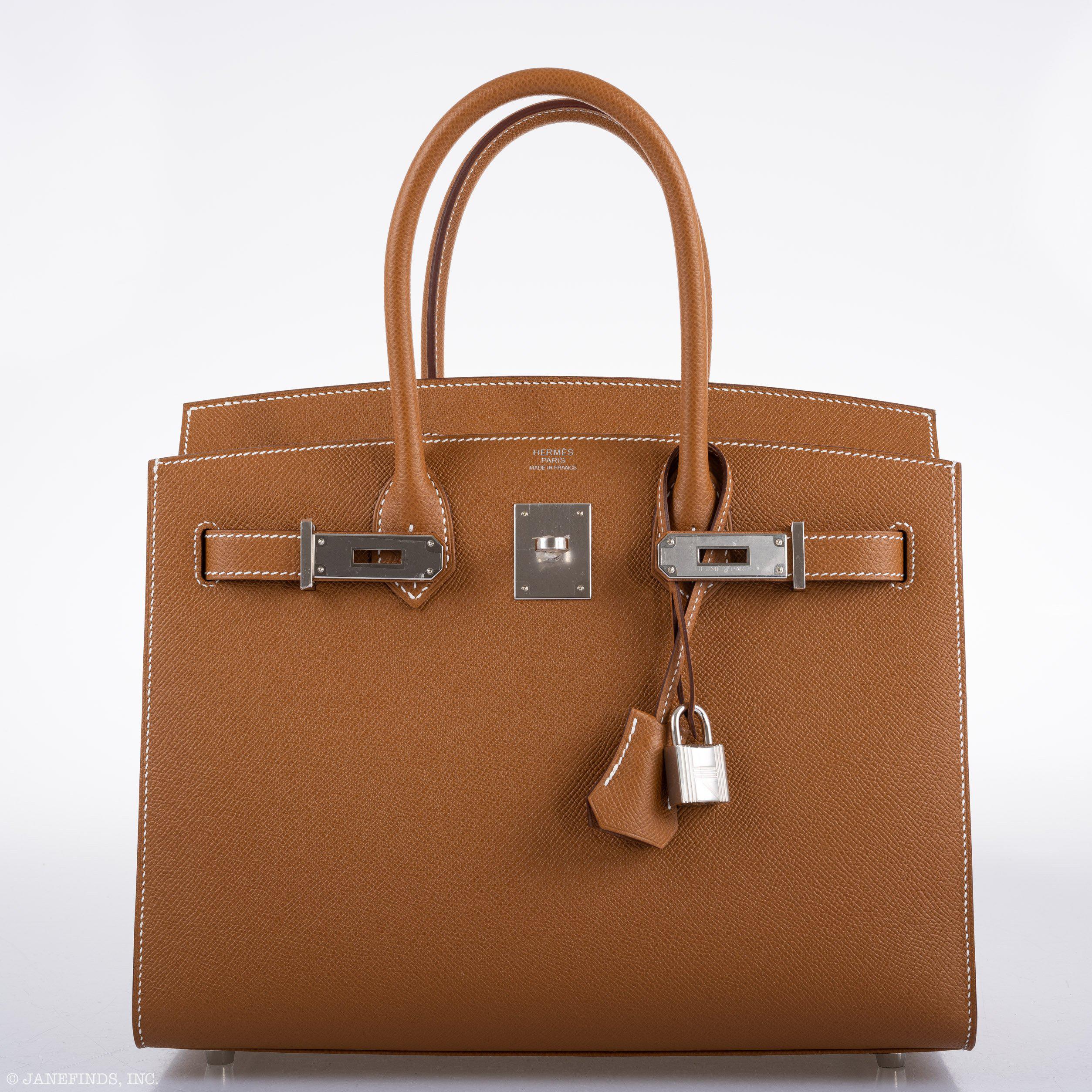 Hermès Birkin 30 Sellier Gold Madame Grain leather Palladium Hardware - 2020, Y