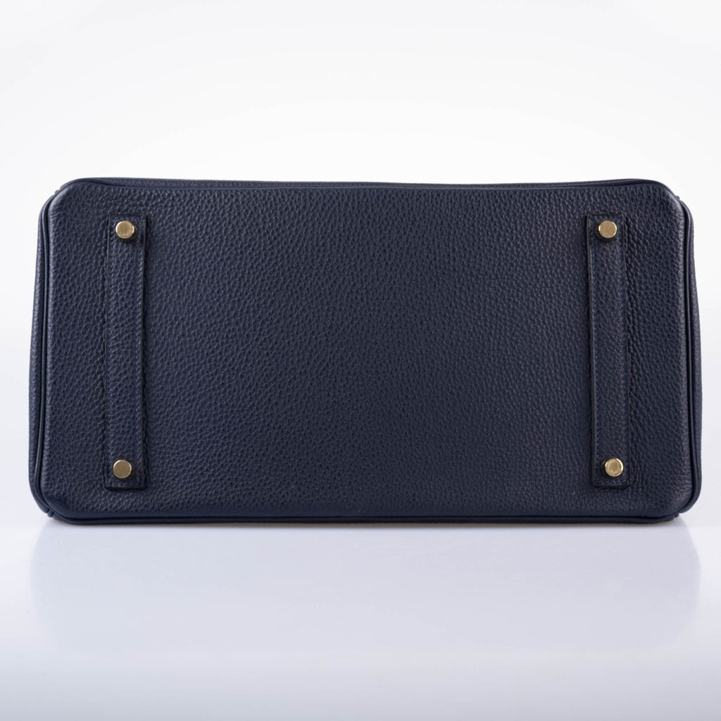 Hermès Birkin 35 Blue Nuit Togo with Gold Hardware