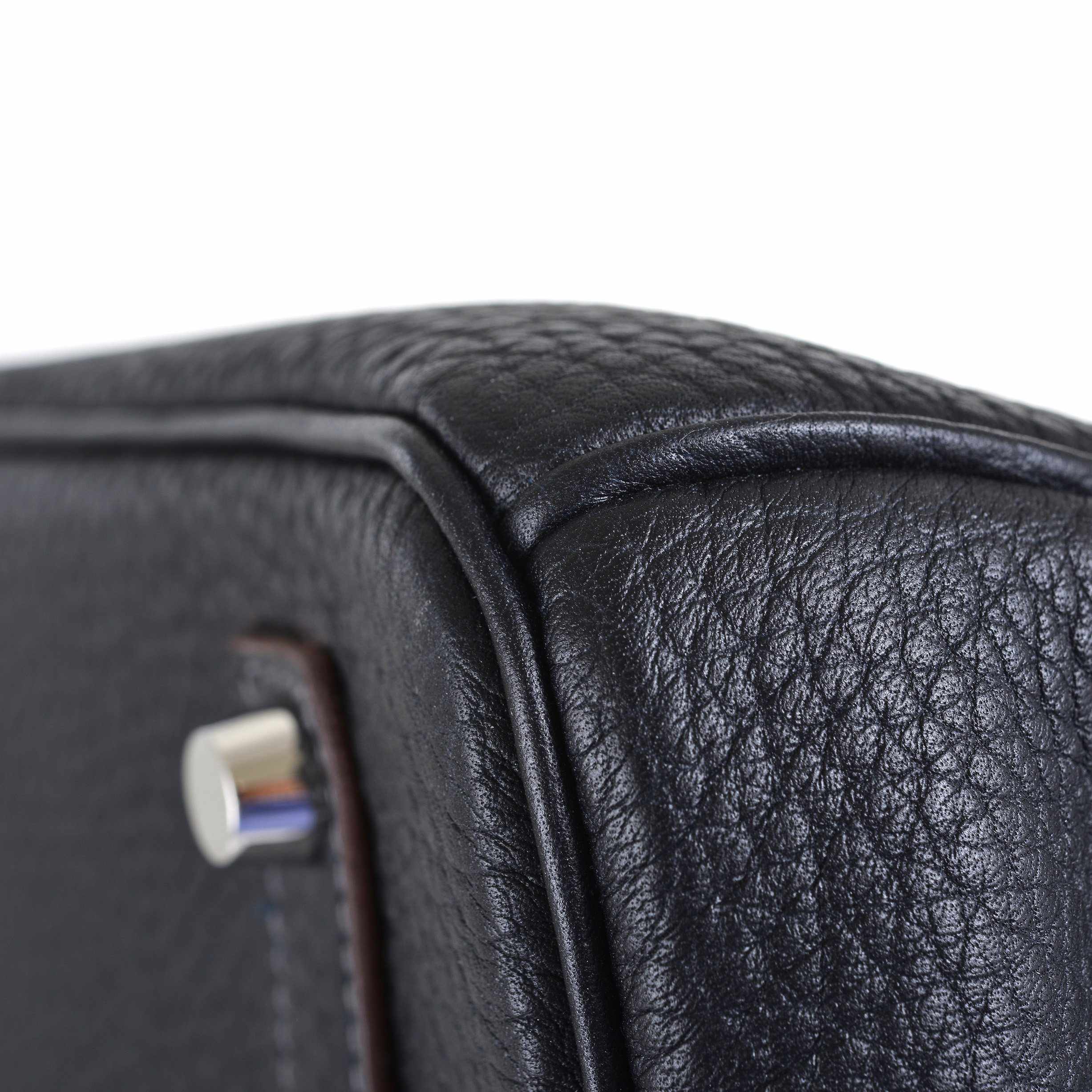 Hermès Birkin 35 Club Black, Indigo & Barenia Palladium Hardware