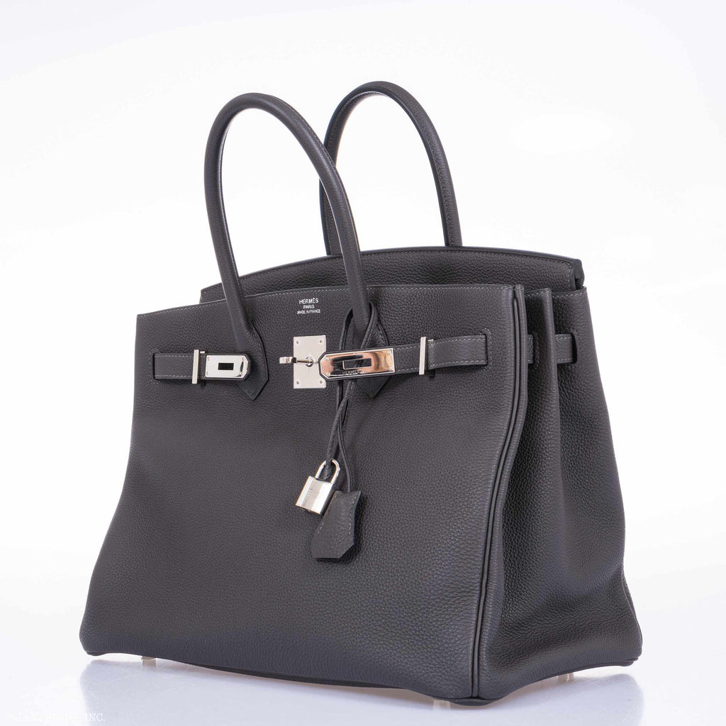 Hermès Birkin 35 Graphite Togo Palladium Hardware
