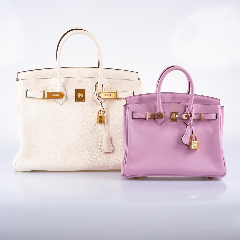 Hermès Birkin 35 Nata Clemence with Gold Hardware