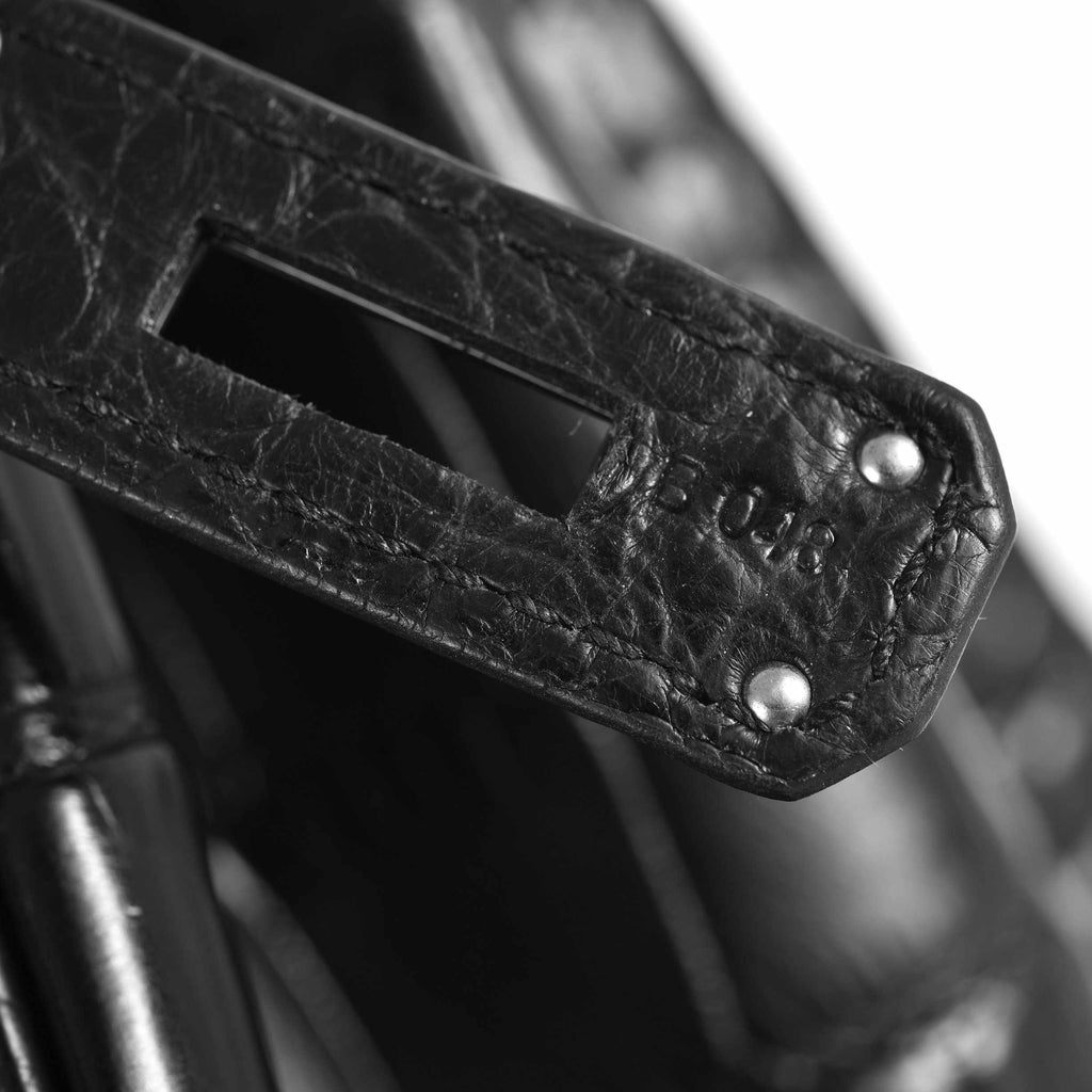 Hermès Birkin 35 So Black Alligator Black Matte Black Hardware